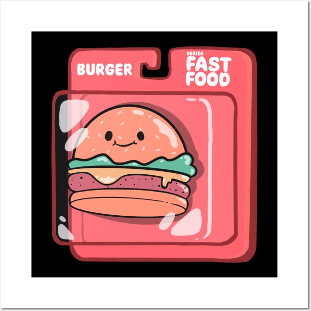 Burger Toys Wall Art by Artthree Studio